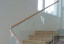 Nurglasgeländer mit ovalem Nirohandlauf